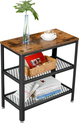 Obrázek produktu pro Artenat Odkládací stolek Stella II., 60 cm, hnědá / černá