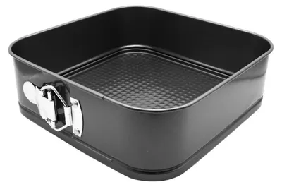 Immagine prodotto di Teglia a cerniera da 22 cm, quadrata, Acciaio al carbonio con rivestimento antiaderente