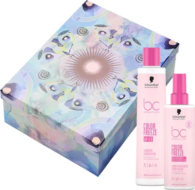 Produktbild von Schwarzkopf BC Color Freeze Geschenkset - Shampoo 250 ml + Spray Conditioner 200 ml