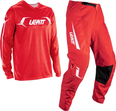 Obrázok produktu pre Súprava motokrosového dresu a nohavíc Leatt Moto Ride Kit 3.5 V26, červená/biela, M
