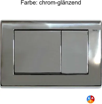 Produktbild von TECE Planus bedieningspaneel glanzend chroom voor TECE Profil