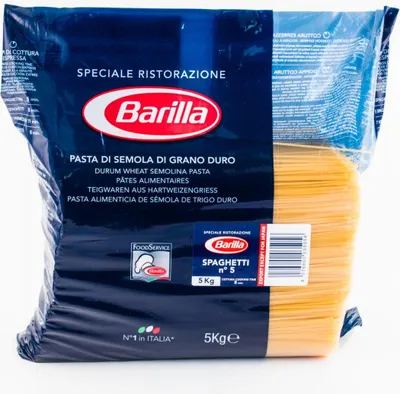 Produktbild von Pasta Barilla Spaghetti Ristorante Nr. 5 italienisch Nudeln 5 kg pack