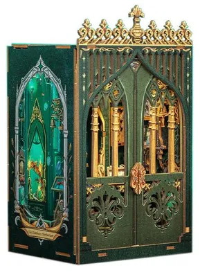 Obrázok produktu pre Stavebnica Cutebee Booknook The Darkness Hernarium CWGA202 Drevo 12 x 10 x 17 cm