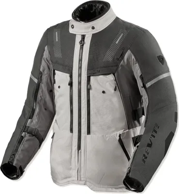 Obrázok produktu pre Revit Sand 5 H2O nepremokavá textilná bunda na motorku, strieborná/antracitová, 4XL