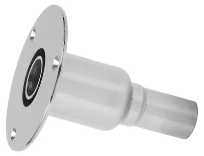 Image de Par la peau d'échappement du fuselage 316 miroir en acier inoxydable poli 24 mm OD pour chauffage diesel marine -camion droit