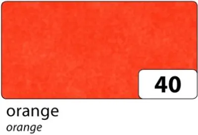 Produktbild von Blumenseide - 50 x 70 cm 5 Bogen orange.
