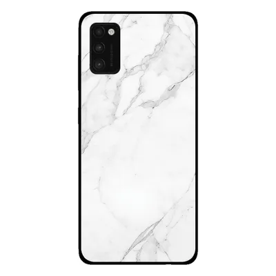 Immagine prodotto di Smartphonica Custodia per Samsung Galaxy A41 con stampa in marmo - Custodia in TPU con design in marmo - Bianco