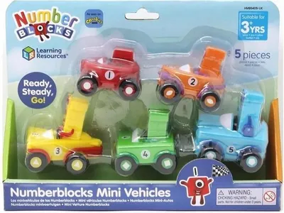 Image de Learning Resources Numberblocks Mini Vehicles Set 5 Car Pack