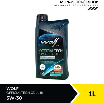 Produktbild von Wolf OfficialTech 5W-30 C3 LL III 1 Liter