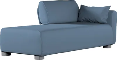 Produktbild von Dekoria Bezug für Mysinge Recamiere Sofa, blau, Sofahusse, Mysinge Recamiere