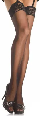 Immagine prodotto di Leg Avenue - Collant Neri Con Top In Pizzo