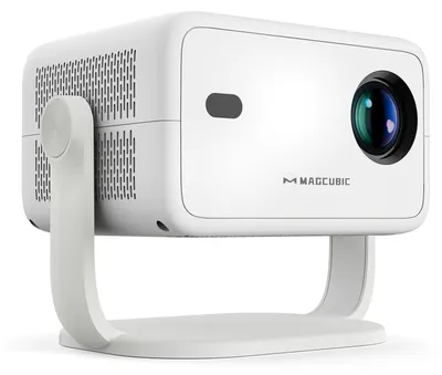 Produktbild von Magcubic L018 Beamer Native 1080P 650 ANSI, Android 14, WiFi 6, Autofokus und Auto-Trapezkorrektur, Weiß