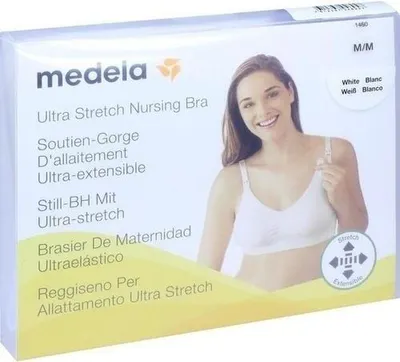 Produktbild von Medela Damen Schwangerschafts und Still BH Schwangerschafts-BH M Weiß