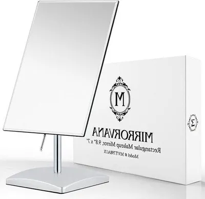 Produktbild von Famanu Make-upspiegel rechteckig - silber