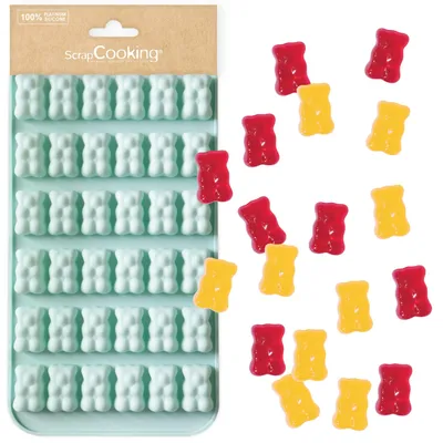 Obrázek produktu pro ScrapCooking – Forma na sladkosti – Silikonová forma na pečení medvídků