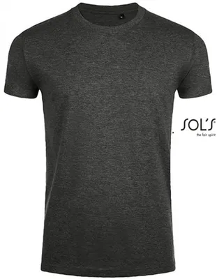 Image de SOLs 00580 | Imperial Fit T-shirt homme - Couleur : Charcoal Melange - Taille : M