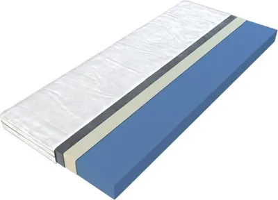 Produktbild von Casadolce Matratze PROVIDENCE PLUS, 140x200 cm, H1-Härte, Blau, Weiß