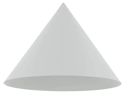 Immagine prodotto di Paralume per lampada a sospensione, bianco, conico, 50 cm, Nowodvorski ZENITH L