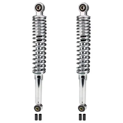 Image de Amortisseur de suspension 360mm chromé pour Zündapp Hercules Kreidler Simson Puch