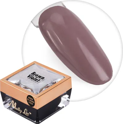 Obrázek produktu pro Gelová barva Ombre Gel Ombre Ornaments MollyLac Brown Violet HEMA/Di-HEMA Free No. 20 5g