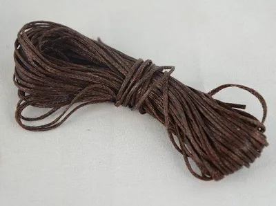 Produktbild von Kunststofffarben Draht - Schmuckfaden - Schmuck herstellen - Reißfest - 10 Meter - Braun