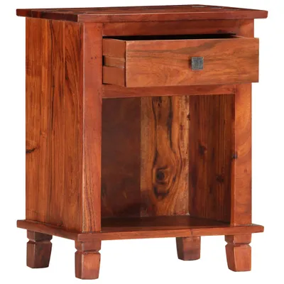 Zdjęcie produktu dla vidaXL Stolik nocny 40 x 30 x 50 cm lite drewno akacjowe