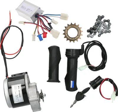 Immagine prodotto di MY1025Z2 Kit motore a spazzole fai da te, kit di conversione elettrico per biciclette, scooter, 24 V, 250 W