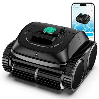 Produktbild von WYBOT C1 Poolroboter mit Akku – Kabelloser Poolreiniger, 150 Min Laufzeit, Boden-, Wand- & Wasserlinienreinigung bis 150 m²