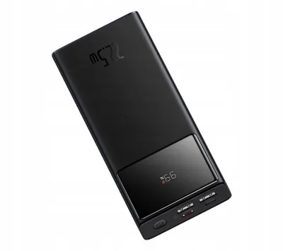 Obrázek produktu pro Powerbank Baseus 30000 mAh, rychlé nabíjení 22,5 W, 3x USB, LED, Qc, Pd, černá, model 3NAD-SZ