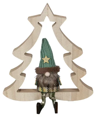 Holz-Wichtel im Baum, 18x24x2 cm, Weihnachtsdeko