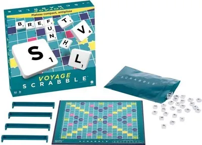 Zdjęcie produktu dla Mattel Games - Scrabble Voyage - Gra planszowa - 10 lat i więcej CJT12