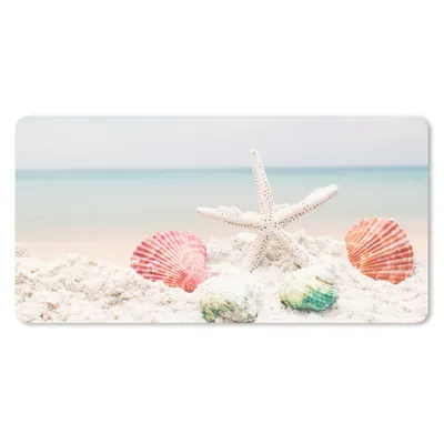 Produktbild von MuchoWow® Mauspad Mousepad Meer - Seesterne - Muscheln 60x30 cm - Mousepads - Maus Mat - Pad - Mausunterlage - Nachhaltig