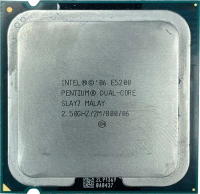 Produktbild von Intel Pentium E5200, Intel® Pentium®, LGA 775 (Socket T), 45 nm, Box, Intel, E5200