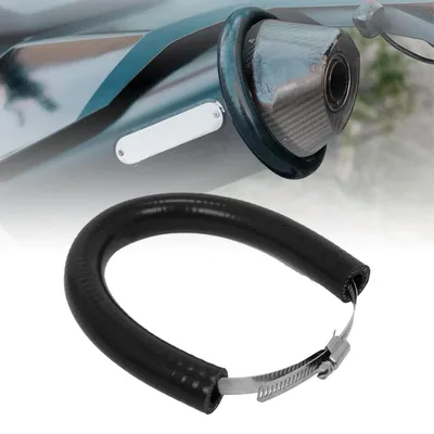 Obrázek produktu pro Ochranný kryt výfuku motocyklu, černý