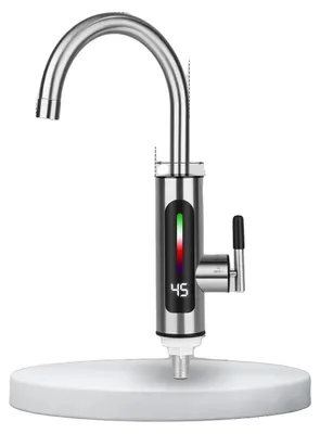 Image de Robinet électrique à eau chaude, chauffage instantané, contrôle de température double, BLANC