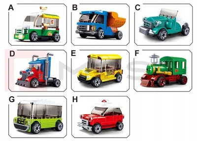 Produktbild von Sluban City Auto Konstruktionsspielzeug 50 Teile