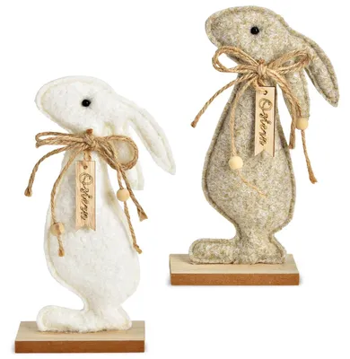 Produktbild von Osterhasen Set Osterdeko Textil Frühlingsdeko Ostern 20 cm