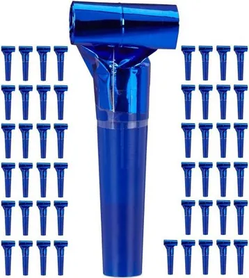 Produktbild von Partyartikel Lufttrompeten 50 Stück für Party-Gags & Mitgebsel 19x9x7cm