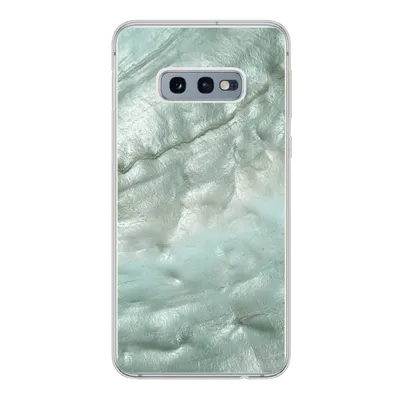 Produktbild von MuchoWow® Handyhülle Schutzhülle Hülle für Samsung Galaxy S10e Natursteine - Grün - Perlmutt Silikon Softcase Handy Hülle - Handy