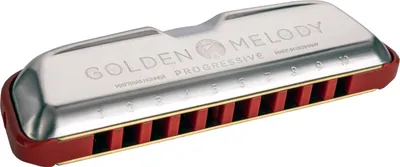 Zdjęcie produktu dla Hohner Golden Melody Richter-C Harmonijki ustne diatoniczne