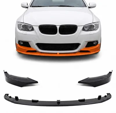 Obrázek produktu pro Přední spoilery, černá, lesklá barva, vhodné pro modely BMW řady 3 (E92, E93) z let 2010-2014