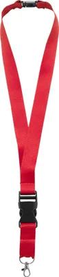 Productafbeelding van Bullet sleutelhanger, yogamodel met afneembare clip, PF281 (50 x 2,5 cm), rood