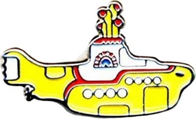 Produktbild von The Beatles - Abzeichen "Yellow Submarine" - Metall RO10363 (Einheitsgröße) (Gelb/Weiß/Rot)