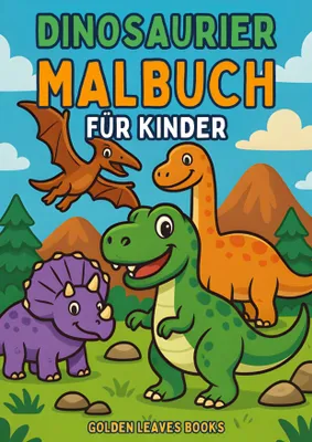 Produktbild von Dinosaurier Malbuch für Kinder
