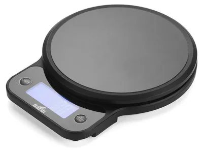 Produktbild von Bardi Digitale Küchenwaage – Digitale Küchenwaage – 1 g bis 10 kg – Tara-Funktion – Batterien enthalten – Schwarz