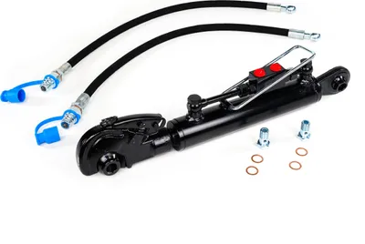 Produktbild von Hydraulischer Oberlenker Kat. 1-1 (505 - 715 mm) mit Fanghaken, Sperrblock und Schläuchen