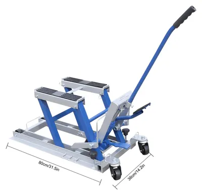 Immagine prodotto di Supporto idraulico per motore - Sollevatore per motore e cavalletto - Capacità di carico fino a 680 kg