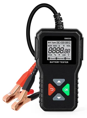 Produktbild von BM550 Batterietester für Auto – 6V/12V/24V mit 100-2000 CCA, Batterieanalysator für AGM, GEL, EFB und herkömmliche Batterien