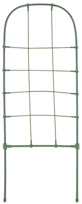 Image de Tuteur - Treillis en forme d'échelle - Pour plantes grimpantes - 75 cm de hauteur - Lot de 6 - Métal - Vert