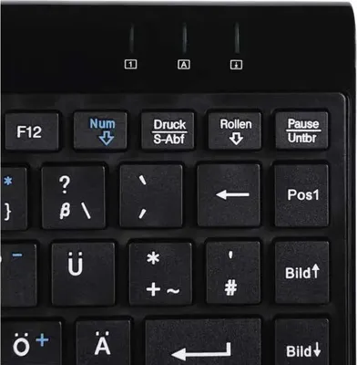 Produktbild von HAMA SL720 Mini-Laptop-Tastatur, Schwarz